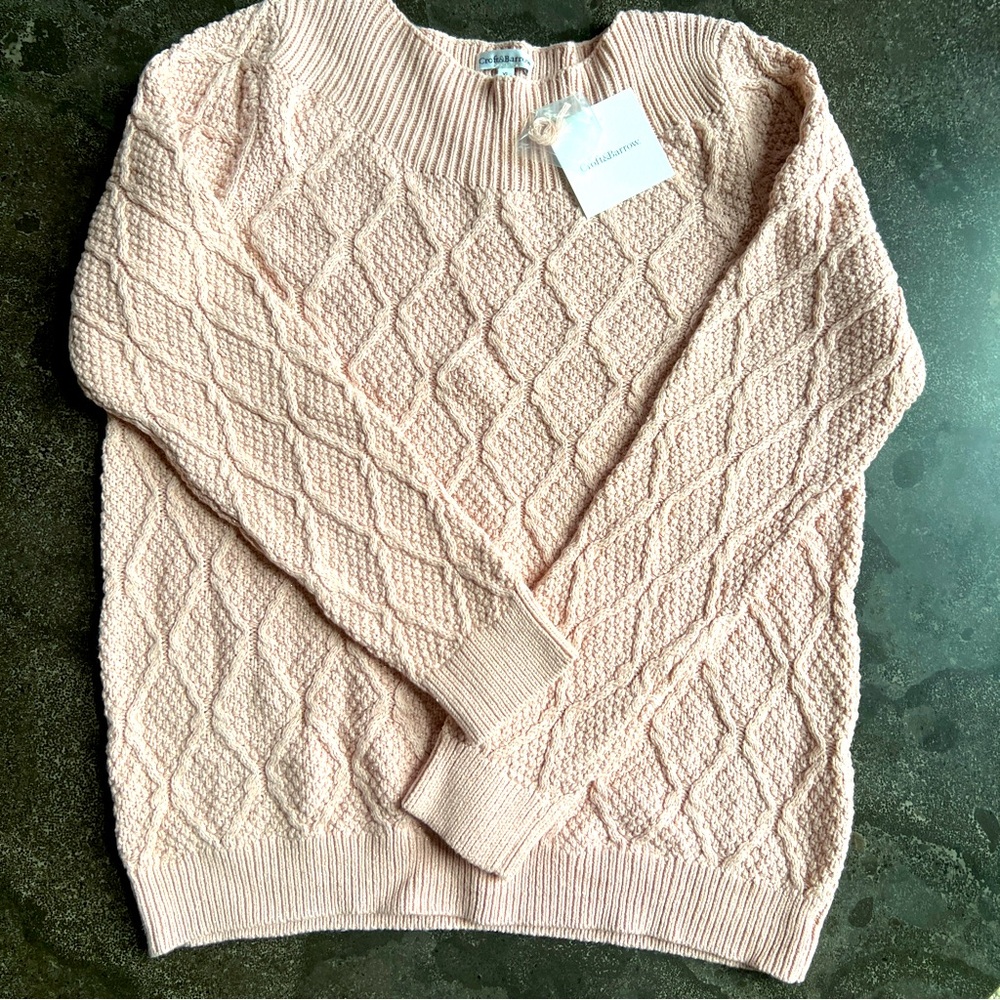 Croft & Barrow Women's Pink Sparkly Sweater NWT - Size XL